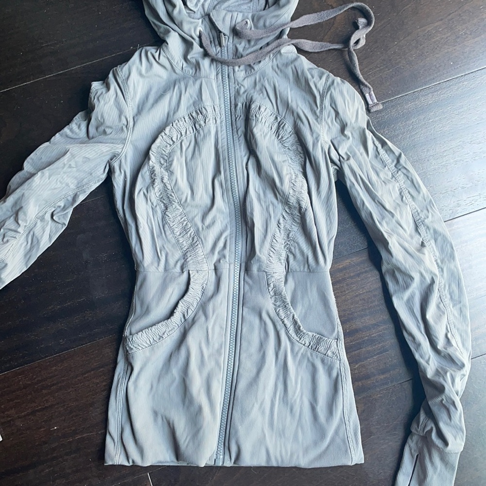 Grey Lulu lemon zip up